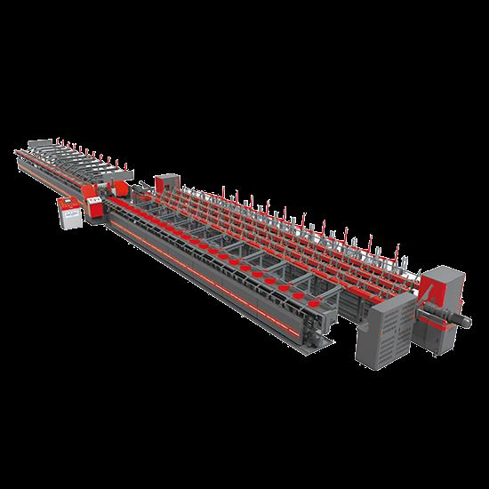 GL-450L數控鋸切套絲打磨生產線